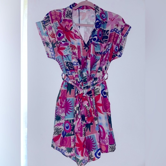 SOPHIE & ME Pants - Italian romper Colorful Pattern